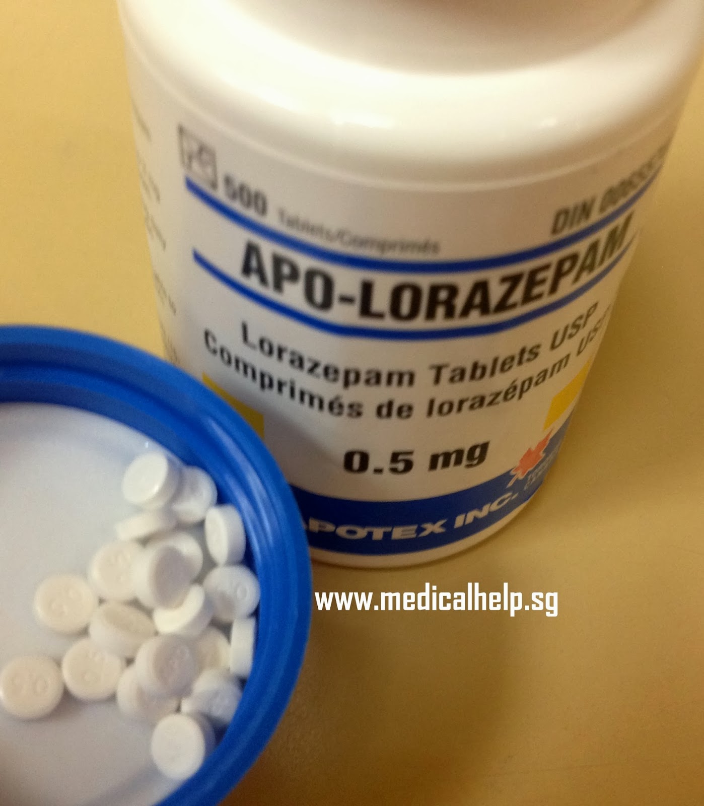 Lorazepam mixed with metoprolol succinate